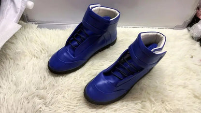 39-47 Luxury Brand Men Shoes Shiny Leather Casual Shoes Men's High Top Silvery Gold Red High Quality Men Flats Casual Shoes