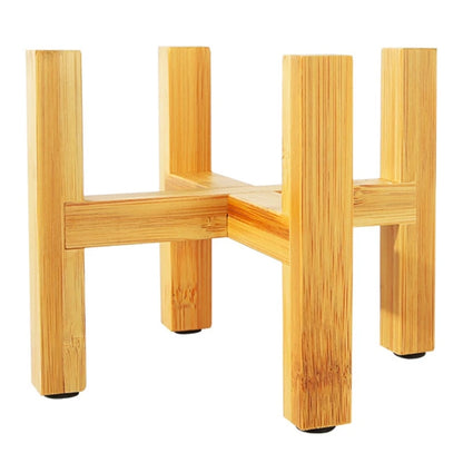 Four-legged Wood Flower Pot Holder Plant and Succulent Flower Pot Base Display Stand Home Garden Patio Decoration Shelf Drop Hip
