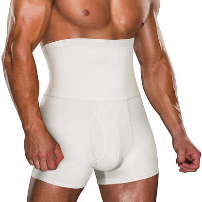 Men Tummy Control Shorts High Waist Slimming Underwear Body Shaper Invisable Belly Girdle Boxer Briefs Abdomen Control Panties
