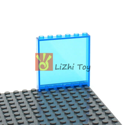 30pcs MOC Brick 59349 Panel 1x6x5 Window DIY Enlighten Building Block Bricks Compatible with Assembles Architecture Construction