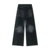 Men's Casual Loose Jeans Carpenter Designer New Men's Trend Washed Stone Black Gray Jeans Men's Personalized Customized Jeans