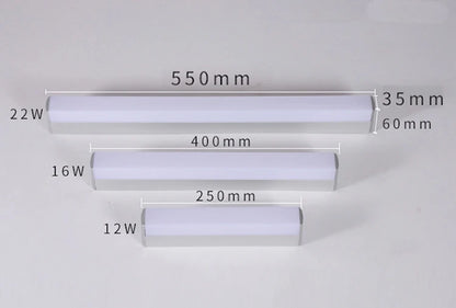LED Wall Lights Nordic 12W/16W/22W Mirror Light Simple Bathroom Decor Lamps AC85-265V Aluminum Home Decors Interior Wall Lamp