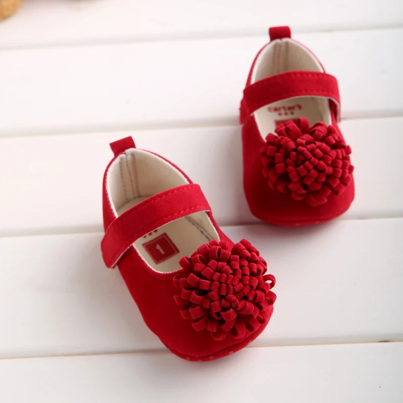 0-18 Months Newborn Baby Girl Walking Shoes Princess Shoes Little Baby Soft Bottom Anti Drop Girls Toddler Shoes