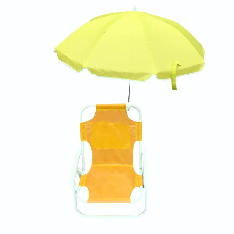 Beach Chairs and Umbrellas Outdoor Beach Folding Multifunctional Portable Deck Chairs for Children Pool Campsite sillas de playa