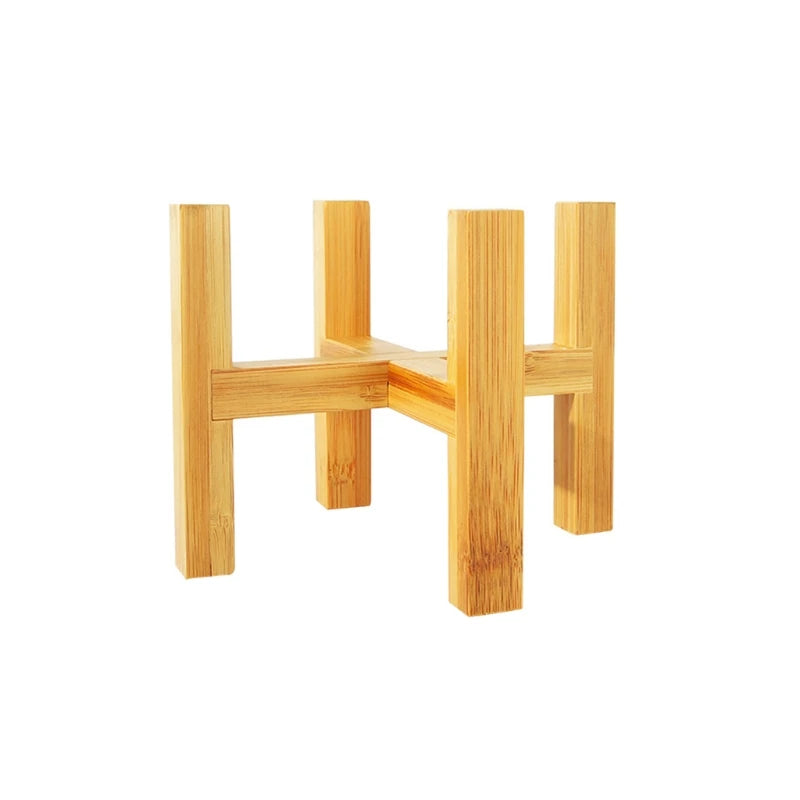 Four-legged Wood Flower Pot Holder Plant and Succulent Flower Pot Base Display Stand Home Garden Patio Decoration Shelf Drop Hip