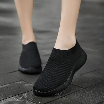 Women's Breathable Walking Shoes Ladies Fashion Mary Jane Sneakers Adjustable Working Nurse Shoes Lightweight Flats Roll
