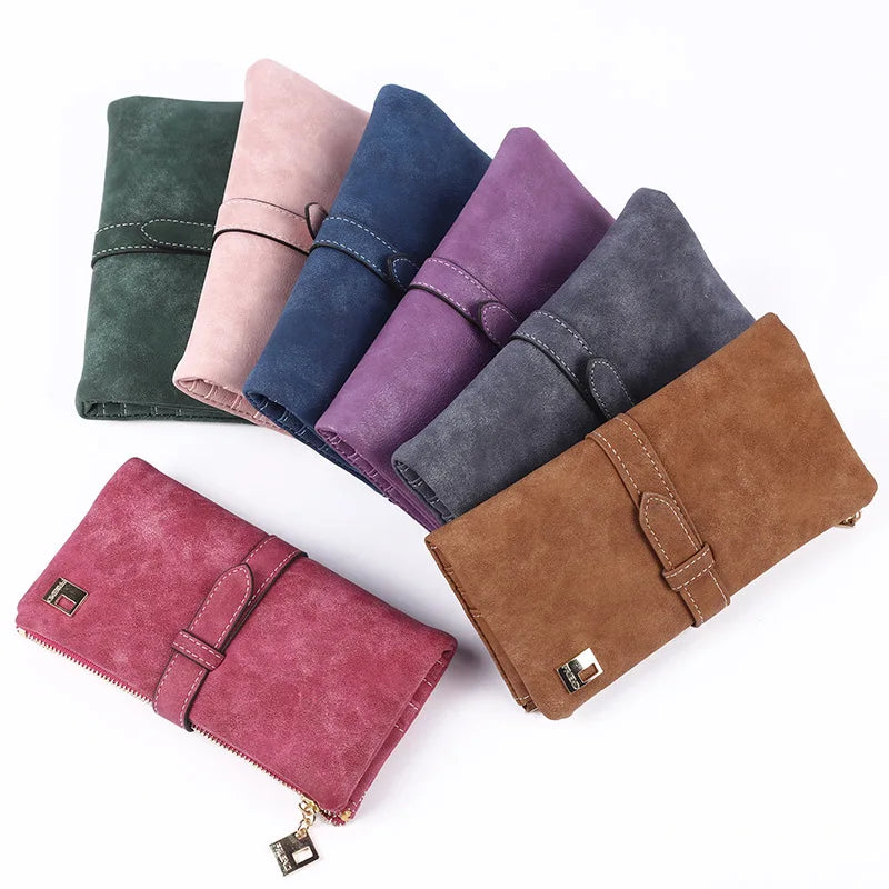 Luxury Designer Women's Long Wallet New Multi-card Position Clutch Handbags Female Multi-function Coin Purse Card Holder Pouch