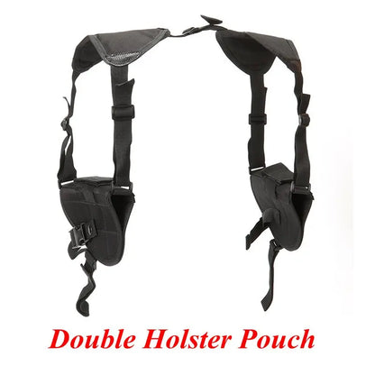 Left Right Hand Tactical Nylon Gun Holster Universal Pistol Gun Carry Pouch Concealed Shoulder Holster G17 M9 Gun