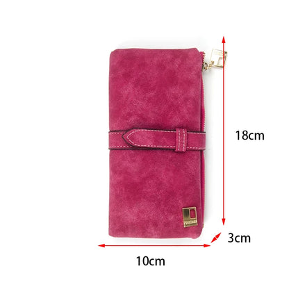 Luxury Designer Women's Long Wallet New Multi-card Position Clutch Handbags Female Multi-function Coin Purse Card Holder Pouch