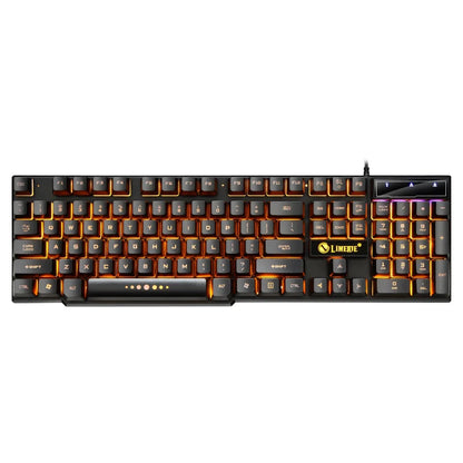 USB Wired Gaming Keyboard Mouse Set PC Rainbow Colorful LED Backlit  Gamer Gaming Mouse and Keyboard Combos Kit Home Office