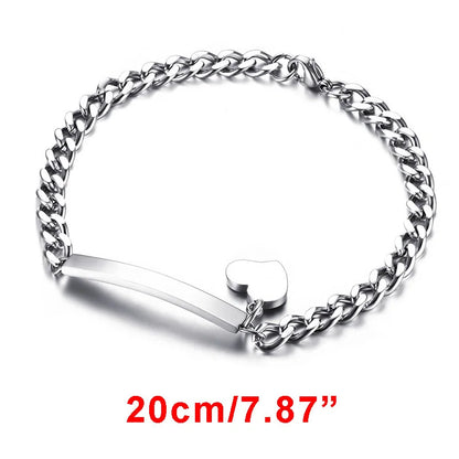 Vnox Custom Baby Girls Bracelets,Anti Allergy Stainless Steel Bracelet for Newborn Mom,Personalized Name Birthday Boy Girls Gift