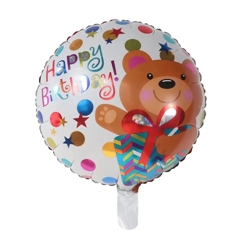 10pcs 18inch Happy Birthday Balloons Baby Shower Balloon Happy Birthday Party Decoration Foil Globos