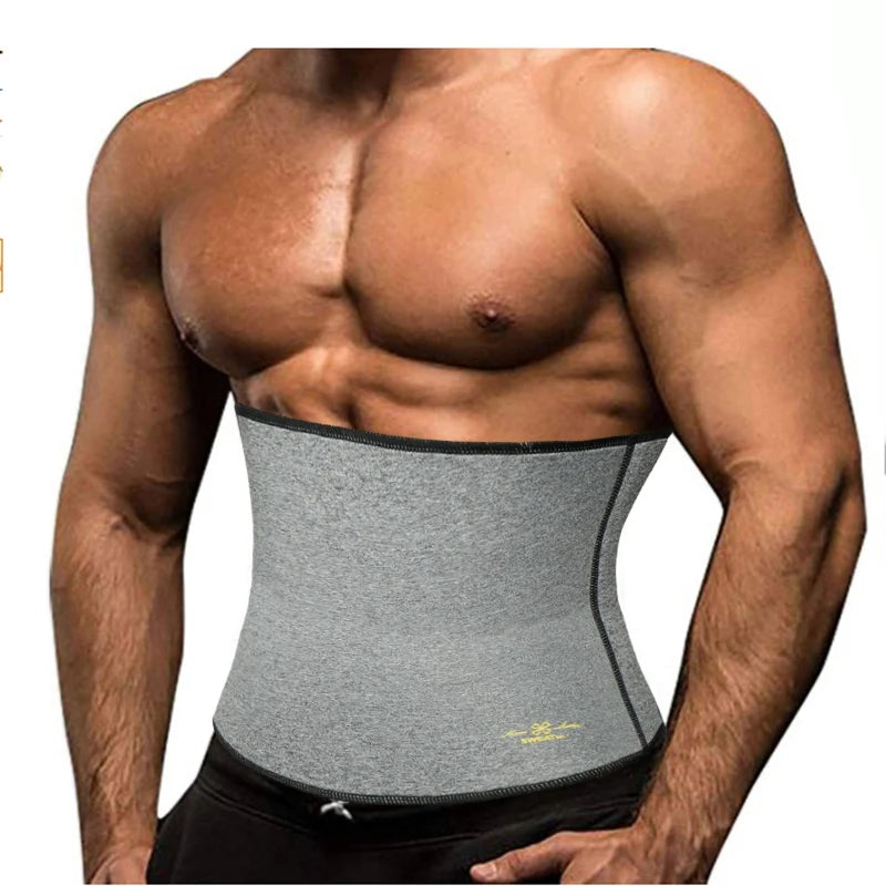 Men Waist Trainer Corset Neoprene Sauna Body Shaper Tummy Control Belt Slimming Strap Fitness Sweat Shapewear for Fat Burner