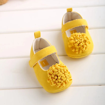 0-18 Months Newborn Baby Girl Walking Shoes Princess Shoes Little Baby Soft Bottom Anti Drop Girls Toddler Shoes