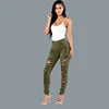 Womens High Waisted Black Torn Jeans Plus Size 3XL Skinny Denim Pencil Pants Burgundy Stretch Rugged Ripped Distressed Jeans
