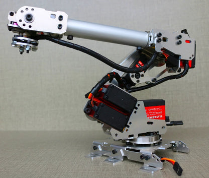 Cheap 7 DOF Metal Manipulator Robot Arm with 20KG Digital Servos Air Suction Pump for Arduino Multi-DOF Mechanical Robotics Kit