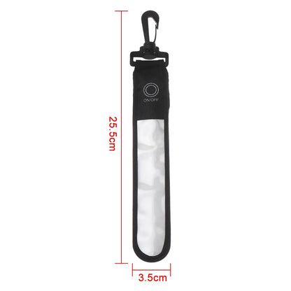 LED Glowing Luminous Reflective Backpack Hanging Light  Night Running Safety Alert Wristband Outdoor Sport Armband Light
