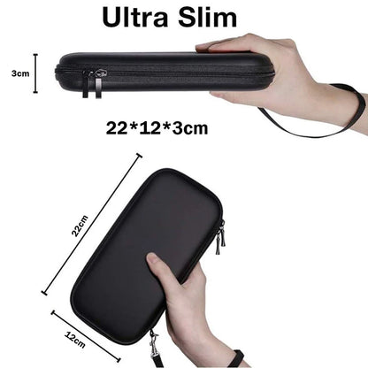 Portable NS Mini Hard EVA Carrying Case Shockproof PU Cover Storage Bag Compatible Nintnedo Switch Lite Game Console Accessories