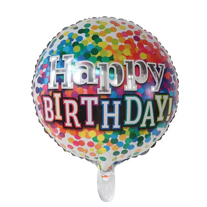 10pcs 18inch Happy Birthday Balloons Baby Shower Balloon Happy Birthday Party Decoration Foil Globos