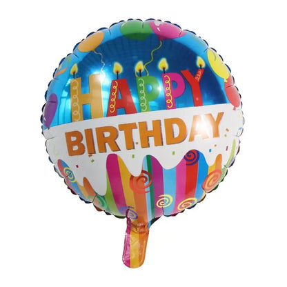 10pcs 18inch Happy Birthday Balloons Baby Shower Balloon Happy Birthday Party Decoration Foil Globos