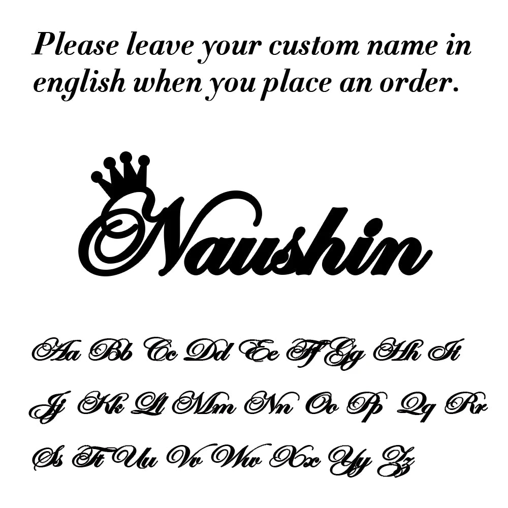 Sipuris Custom Name Necklace Personalized Golden Choker Stainless Steel Necklace For Women Man Customized Jewelry Weddings Gifts