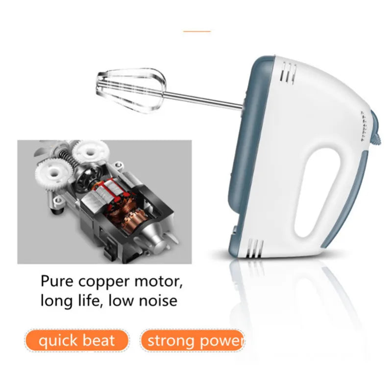 Multifunctional 7 Speed Egg Beater Mini Mixer Electric Food Blender Mixer Automatic Cream Food Cake Baking Dough Mixer