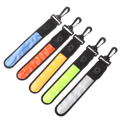 LED Glowing Luminous Reflective Backpack Hanging Light  Night Running Safety Alert Wristband Outdoor Sport Armband Light
