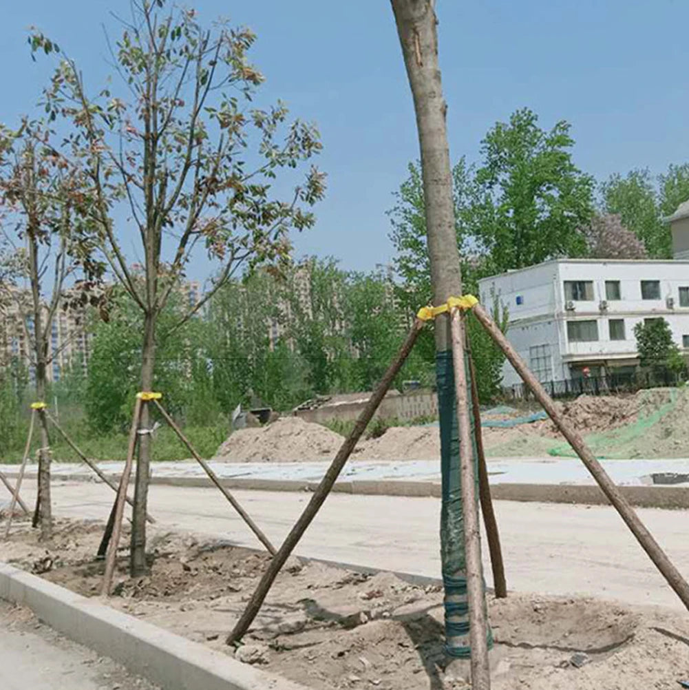 Practical Big Tree Growing Support Stake Bandage Landscape Tree Windproof Fixing Tripod Plastic Cups Greening Gardening Supplies