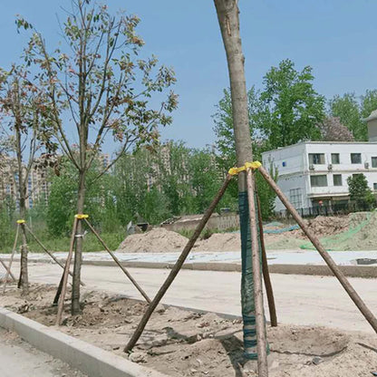 Practical Big Tree Growing Support Stake Bandage Landscape Tree Windproof Fixing Tripod Plastic Cups Greening Gardening Supplies