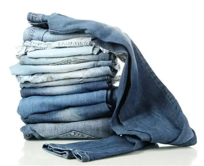 Chen   Inventory End Goods Wholesale Men's and Women Jeans Shorts Denim Skirt Jacket Used Clothes