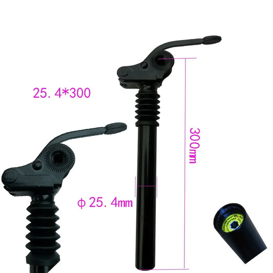 E-Bike Electric Folding Bike Shock Absorber Seat Post Alloy 25.4mm 27.2mm 28.6mm 31.8mm 33.9mm 34mm Folding Flipped Seat Post