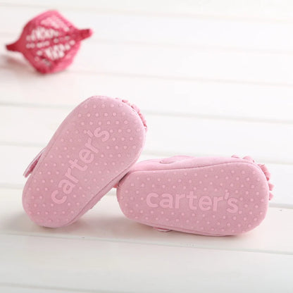 0-18 Months Newborn Baby Girl Walking Shoes Princess Shoes Little Baby Soft Bottom Anti Drop Girls Toddler Shoes