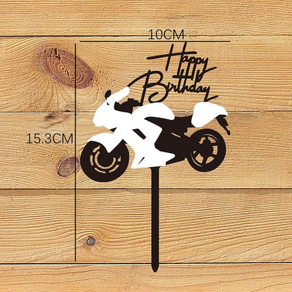 Acrylic Happy Birthday Cake Topper Gold Pink Birthday Cake Toppers Flags For Kids Birthday Party Cake Decorations Baby Shower