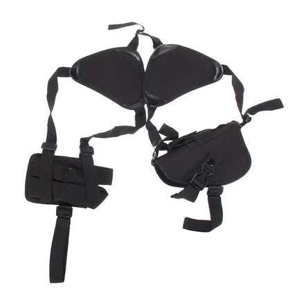 Left Right Hand Tactical Nylon Gun Holster Universal Pistol Gun Carry Pouch Concealed Shoulder Holster G17 M9 Gun