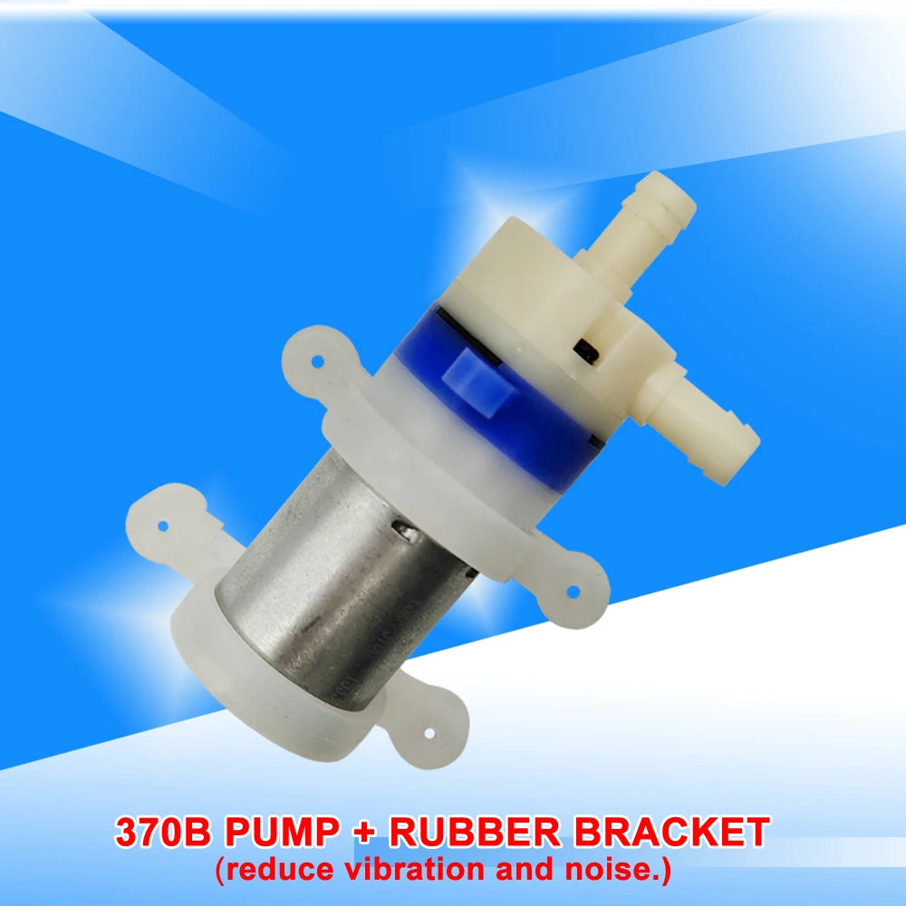 12V Micro DC Water Pump Food Grade Water Dispenser 370 Mini Pump 0.7-1.2L/min Low Noise Long Life Self-priming Pump Customized