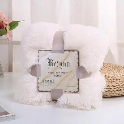35   New Arrival Long Shaggy Throw Blanket Bedding Sheet Large Size Warm Soft Thick Fluffy Sofa Sherpa Blankets Pillowcase