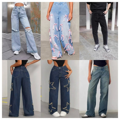 Low-price Wholesale  Stock Cut Label Used Jeans Stock Wholesale Mixed Stock Cheap Denim Second Hand High Quality  for Hombre Man