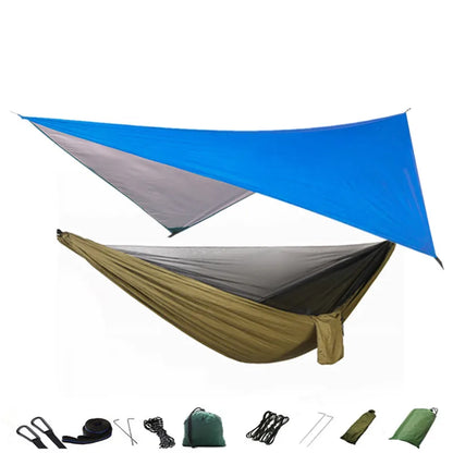 Camping Hammock Mosquito Net and Hammock Canopy Portable Nylon Hammock