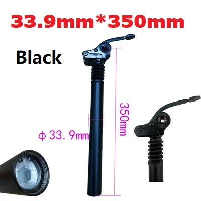 E-Bike Electric Folding Bike Shock Absorber Seat Post Alloy 25.4mm 27.2mm 28.6mm 31.8mm 33.9mm 34mm Folding Flipped Seat Post
