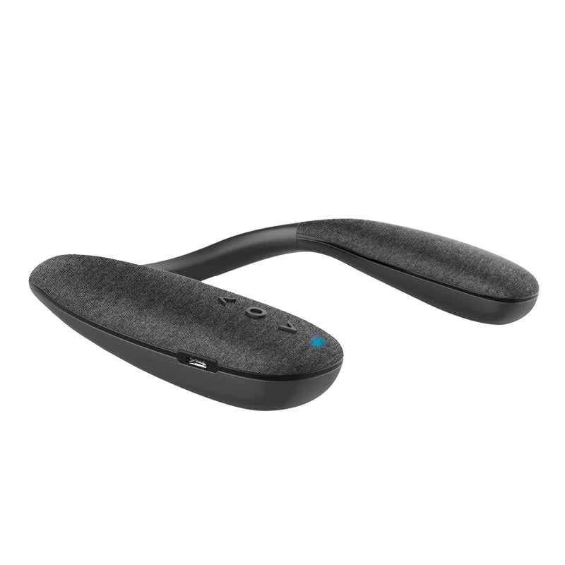 Neckband Bluetooth Speaker, Neck Bluetooth Speaker Wireless, Wearable Bluetooth Speaker System for Gaming Movies Music Ourdoor