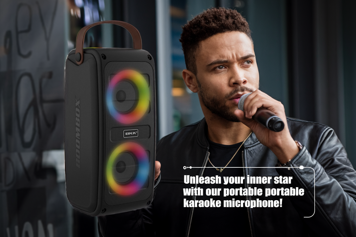 Portable Bluetooth Speaker Color Light Speaker