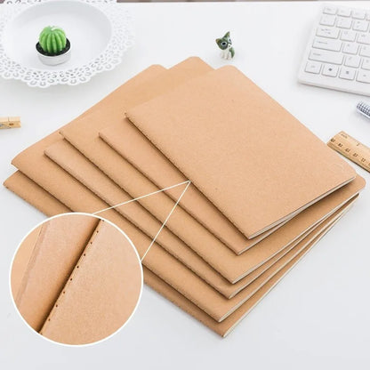 Cowhide Paper Sketchbook Notebook Journal Cute Paper Weekly Planner Accessories Stationery Diary Agenda Travel 01623