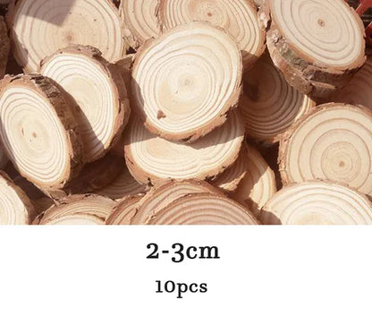 10/20pcs Home Mini Moss World Decoration Micro Garden Miniature Terrarium Potted Wooden Crafts Base DIY Accessories Material