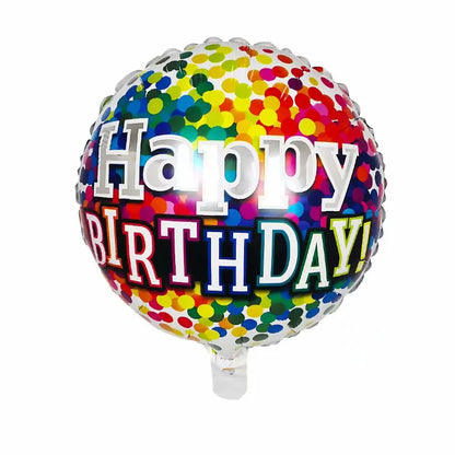 10pcs 18inch Happy Birthday Balloons Baby Shower Balloon Happy Birthday Party Decoration Foil Globos