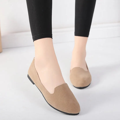 Spring Summer Women Flat Shoes Woman Ballet Flats Candy Color Ladies Shoes Large Size Autumn Casual Shoes Women Loafers WSH2216