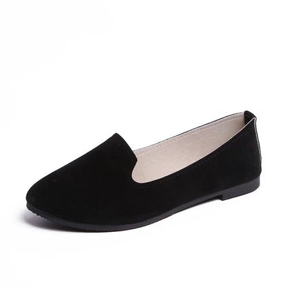 Spring Summer Women Flat Shoes Woman Ballet Flats Candy Color Ladies Shoes Large Size Autumn Casual Shoes Women Loafers WSH2216