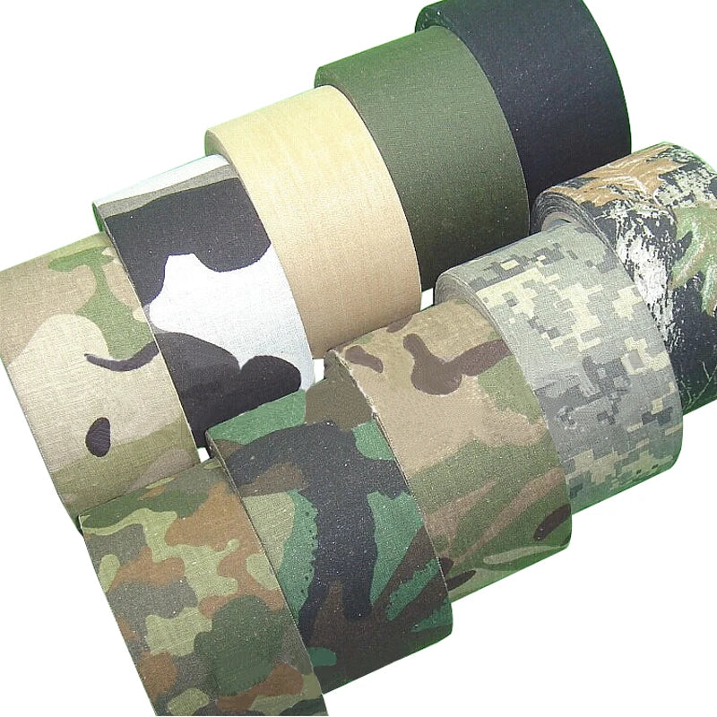5M Outdoor Camouflage Tape WRAP Hunting Waterproof Self Adhesive Camo