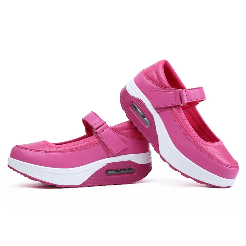 Big Size Flat Platform Shoes Woman Spring Summer Ladies Height Increasing Shoes Women Casual Platform Sneakers 35-42 WSH3298