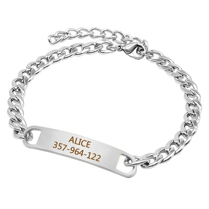 Personalized Cat Dog Chain Collar Customized Engraved Pet Collars Small Dogs Cats Necklace NamePlate Chihuahua Yorkshire