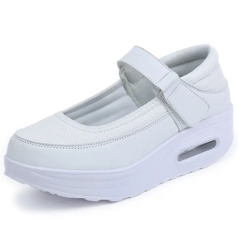 Big Size Flat Platform Shoes Woman Spring Summer Ladies Height Increasing Shoes Women Casual Platform Sneakers 35-42 WSH3298